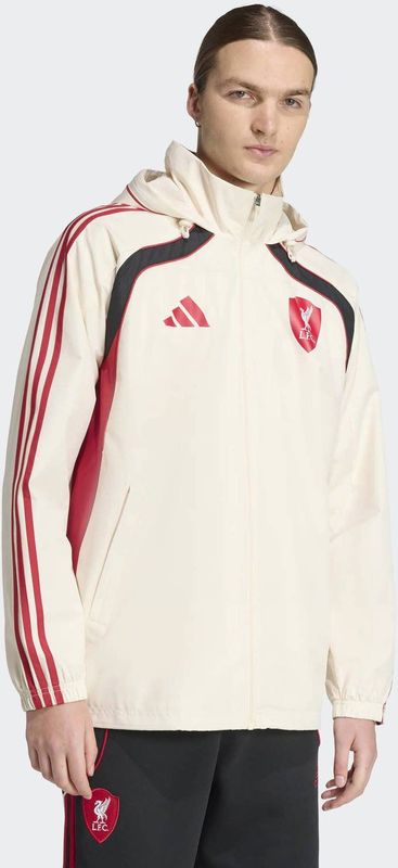 adidas - Liverpool Urban Purist - Windbreaker - Gebroken Wit Rood Zwart