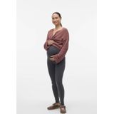 MAMALICIOUS zwangerschaps cropped trui oudroze