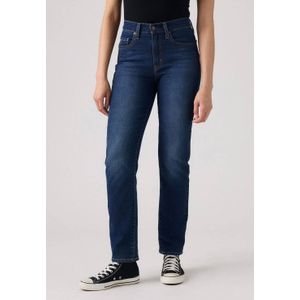 LEVI'S - 724 High Rise Straight - Jeans - Blauw - Denim