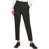 s.Oliver BLACK LABEL cropped straight fit pantalon zwart