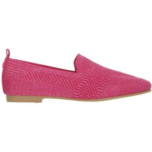 La Strada knitted loafers fuchsia/metallic