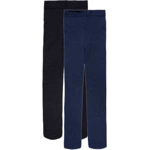 WE Fashion panty 50 denier - set van 2 donkerblauw/zwart