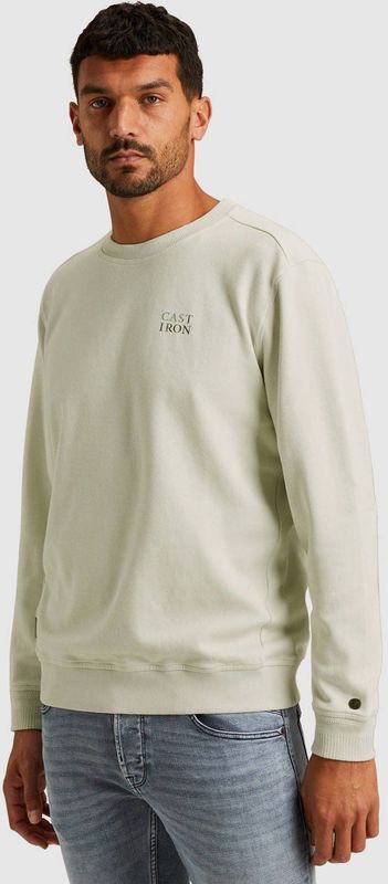 Cast Iron - Sweatshirt - Grijs - Gebreide Structuur