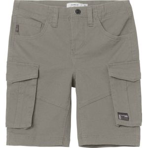 NAME IT KIDS regular fit cargo short NKMRYAN grijs