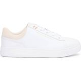 Tommy Hilfiger leren sneakers wit/creme