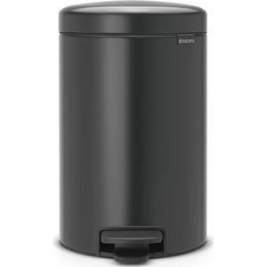 Brabantia NewIcon Prullenbak - 12 liter - Confident Grey