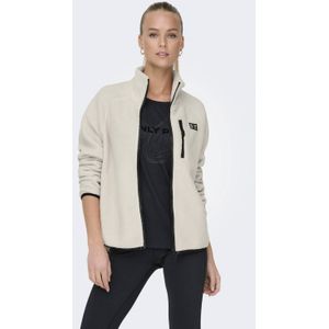 ONLY PLAY - Teddy Jas - Sweatstof - Hoge Hals - Lange Mouwen - Ritssluiting