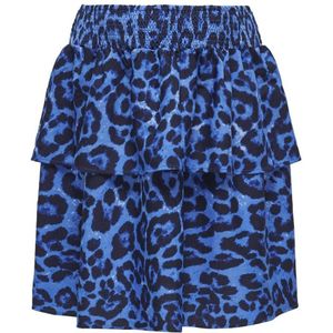 ONLY MATERNITY zwangerschapsrok OLMLEOLI met all over print blauw/zwart