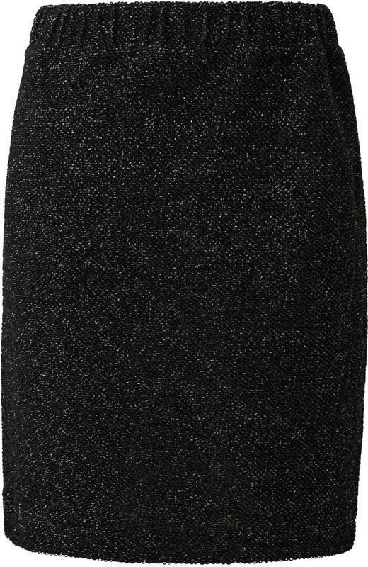 s.Oliver kokerrok met glitter zwart