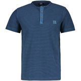 LERROS regular fit T-shirt met logo blauw