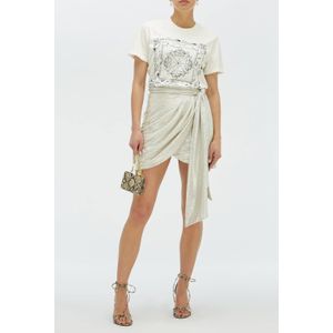 JOSH V wikkelrok zilver