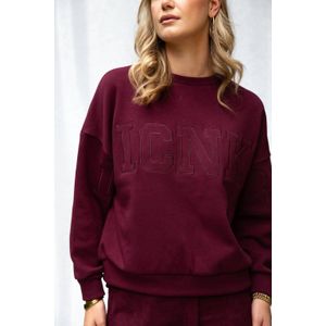 ICNK.Amsterdam sweater donkerrood