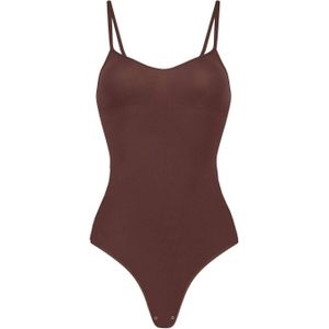 NIKKIE medium corrigerende stringbody bruin