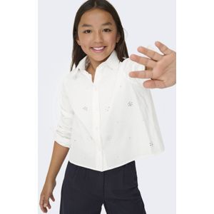Kogclara - Overhemd - Meisjes - Lange Mouwen - Geborduurd Detail