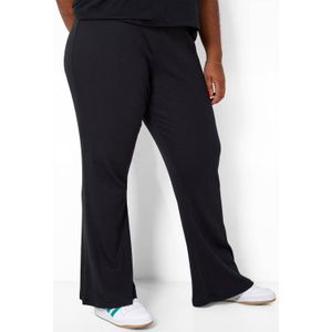 NOISY MAY Curve high waist flared legging zwart