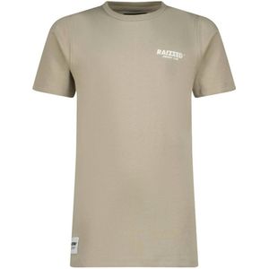 Raizzed T-shirt Biraro met backprint zand