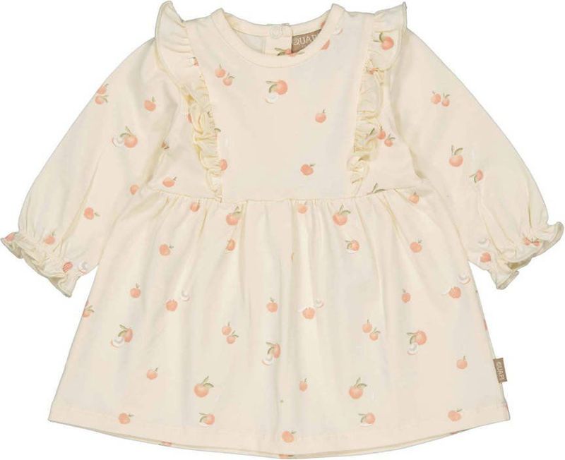 Quapi - Newborn - Jurk - Zacht Katoen - Lange Mouwen - Ronde Hals