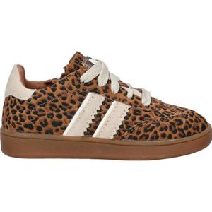 Nelson - Kids - Sneakers - Panterprint - Suède - Imitatieleer - Uitneembaar Voetbed