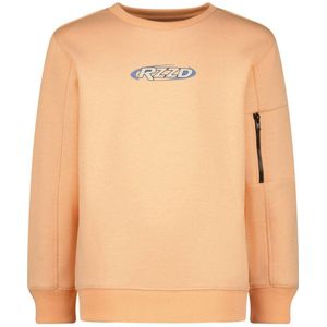 Raizzed sweater Nagi met logo zachtoranje