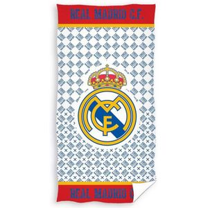 Real Madrid kinderstrandlaken (70x140 cm) Wit
