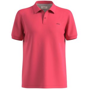 s.Oliver regular fit polo met logo rood