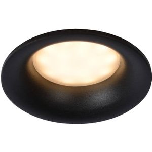 Lucide Ziva inbouwspot rond zwart 8cm