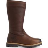 Travelin - Forde - Hoge Laarzen - Donkerbruin - Wolgevoerd