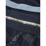 NAME IT KIDS boxershort - set van 3 donkerblauw/ecru