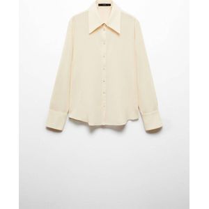 Mango blouse lichtgeel