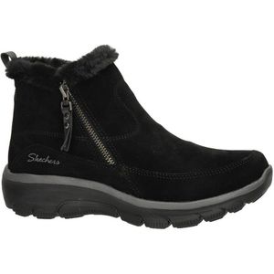 Skechers Easy Going suède enkelboots zwart