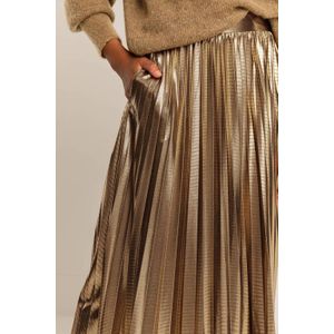 Expresso - Plissé Rok - Goud