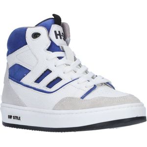 Hip suède sneakers wit/blauw