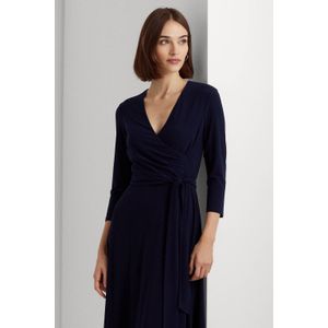 Lauren Ralph Lauren jurk met ceintuur donkerblauw