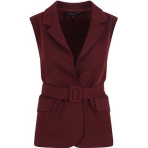 Elvira Collections gilet donkerrood
