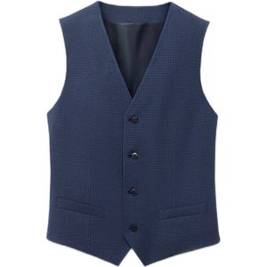 Mango Man gilet donkerblauw