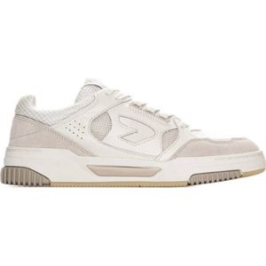 HUB Thrill leren sneakers wit/beige