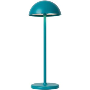 Lucide Joy oplaadbare tafellamp turquoise 32cm