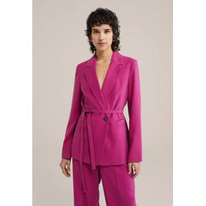 WE Fashion regular blazer fuchsia