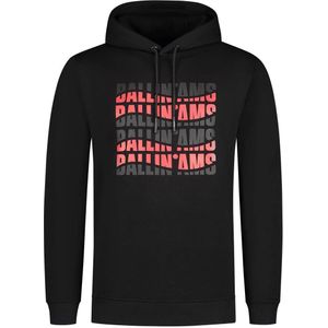 Ballin hoodie met printopdruk black