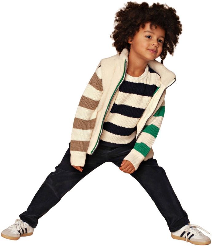 Stains&Stories - Gebreide Trui - Streepprint - Zacht - Lange Mouwen