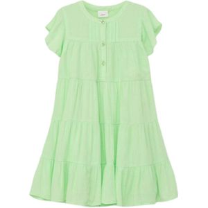 s.Oliver trapeze jurk lime groen