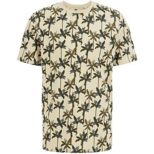 WE Fashion T-shirt met all over print morning dew