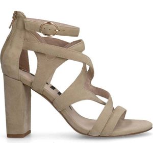 Sacha suède sandalettes beige