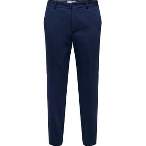 ONLY & SONS slim fit pantalon ONSEVE donkerblauw