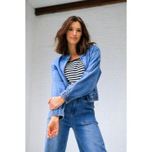 Ivy Beau denim spijkerjas medium blue denim