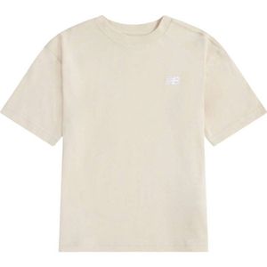 New Balance - T-shirt - Beige - Katoen
