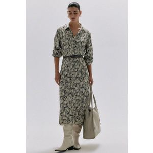 comma blousejurk grijs