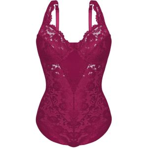 Sassa Mode corrigerende body Classic Lace donkerrood