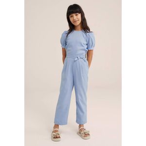 WE Fashion jumpsuit lichtblauw