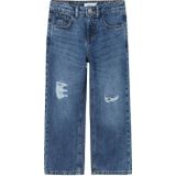 NAME IT KIDS wide leg jeans NKFROSE dark blue denim